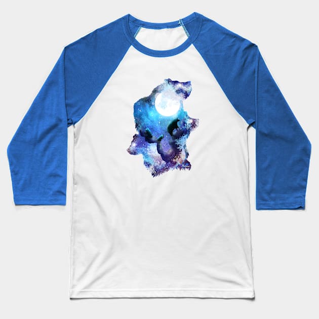 Moon Bears Baseball T-Shirt by DVerissimo